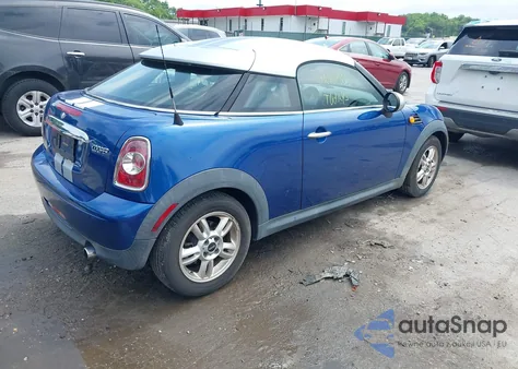 2012 Mini Cooper Coupe из США, поврежденный, VIN WMWSX1C50CT163801